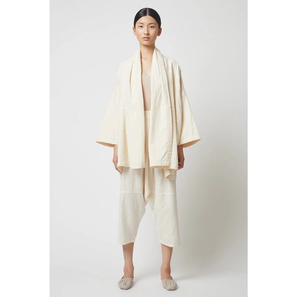 Atelier Delphine Haori Jacket Kinari Natural Ivory 100% Cotton Size XS EUC $400 - Picture 10 of 16